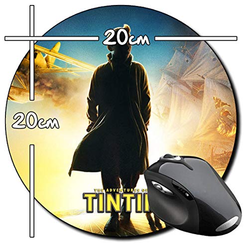 Las Aventuras De Tintin The Adventures of Tintin B Alfombrilla Redonda Round Mousepad PC