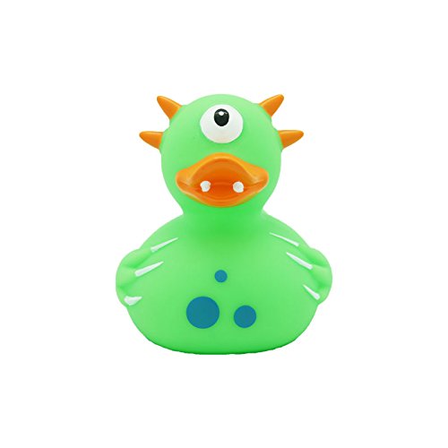 Lilalu 8 x 8 cm / 50 g Collector y bebé Pato de Goma Monster Bath Toy (Verde)