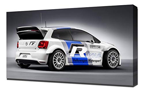 Lilarama 2011-Volkswagen Polo-WRC-Concept-V2-1080 - Lienzo Impreso (impresión giclée