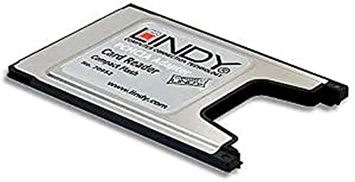 Lindy 70952 - Lector de trajetas Compact Flash (CardBus, 1.5 Mbit/s, Win 95/98/ME/NT/2000/XP), Negro y Plata