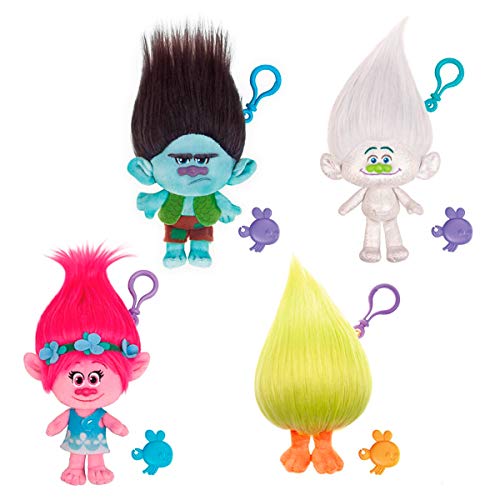 Llavero peluche Trolls grande 15-20cm surtido