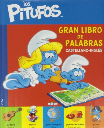 LOS PITUFOS GRAN LIBRO DE PALABRAS CASTELLANO- INGLÉS