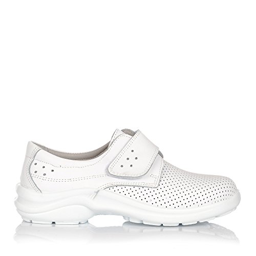 LUISETTI Berlin 0025 Zapato Sanitario Y HOSTELERIA Unisex-Adulto Blanco 38