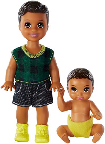 Mattel Barbie Skipper Babysitters Inc. Muñecas, Top de Cuadros (446GFL30)