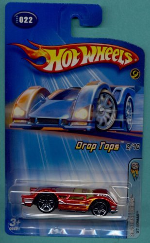 Mattel Hot Wheels 2005 First Editions 1:64 Scale Drop Tops Red 1957 Nomad Die Cast Car #022 by Hot Wheels