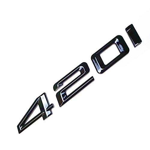 MCK Auto 420i Negro Brillante Parte Trasera Logo Back Badge Emblema Tuning para F32 F33 F36 HB8L2