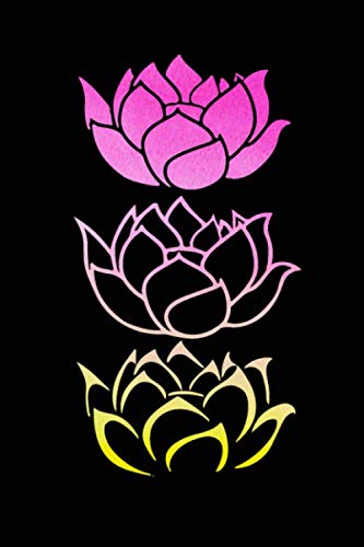 Meditación Namaste Buda Budista 7 chakras flor de loto: Cuaderno de 120 páginas rayadas DIN A5