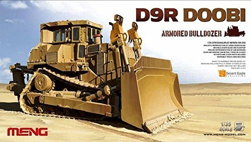 MENG Modelos 1/35 Sutegozaurusu Serie SS-002 del Ejército israelí D9R Bulldozer blindado (Japón Import)