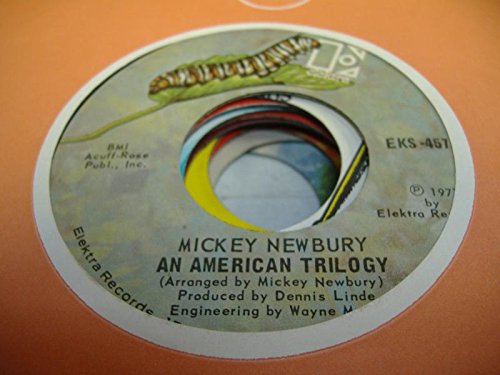MICKEY NEWBURY 45 RPM An American Trilogy / San Francisco Mabel Joy