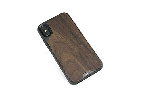 Mous - Funda para iPhone X/XS - Limitless 2.0 - Madera de Nogal - Protector de Pantalla Incluido