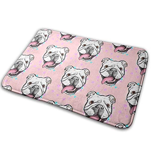 N \ A Princess Buttercup in The Pink Bath Mat Poliéster Puerta Frontal Alfombra de Baño Alfombras para Interior Exterior 15.7 X 59.7 cm