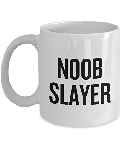 N\A Video Gamer Gift Gaming Taza de café Video Game Geek Present Gaming Nerd Noob Slayer