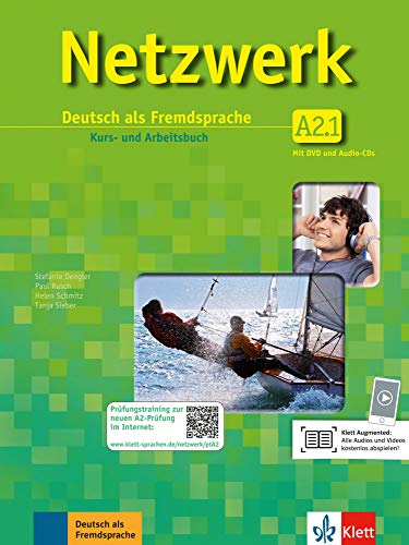 Netzwerk A2.1 Kursbuch. Arbeitsbuch. Per le Scuole superiori e DVD-ROM. Con CD Audio. Con espansione online: Netzwerk a2, libro del alumno y libro de ... A2 - Teil 1 mit 2 Audio CDs und: Vol. 1