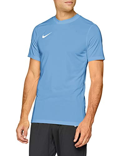 Nike Park VI Camiseta de Manga Corta para hombre, Azul (University Blue/White), L