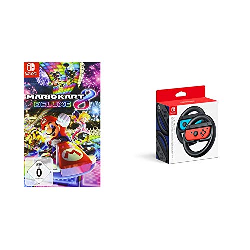 Nintendo Mario Kart 8 Deluxe [Importacion alemana] + Switch Joy-Con Wheel (Volante)