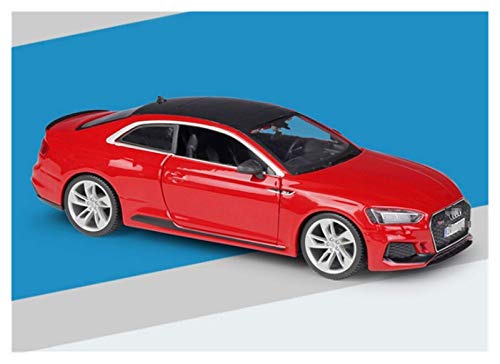 NLRHH Modelo Coche 1:24 para Audi RS5 Coupé Coche Deportivo Simulación estática Diecast Aleación Modelo Coche para Juguetes para niños Modelo de Coche para niños para niños Regalo (Color: Rojo) Peng