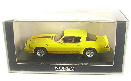 Norev Chevrolet Camaro Z28 - Amarillo metálico con banda roja 1980 1/43