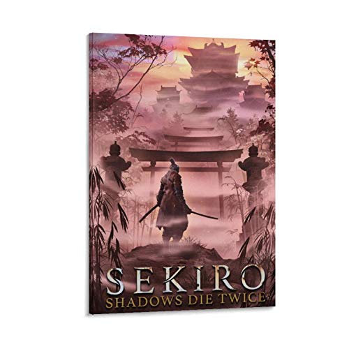 NQSB Sekiro Shadows Die Twice 6 Lienzo artístico y mural impreso moderno para decoración de dormitorio familiar, 30 x 45 cm