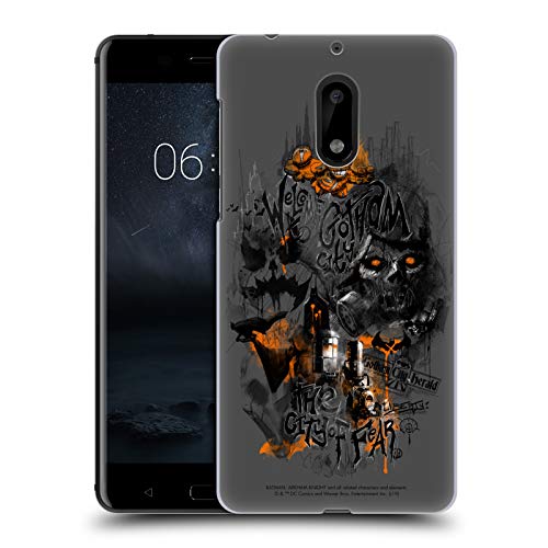 Official Batman: Arkham Knight City of Fear Scarecrow Graphics Hard Back Case Compatible for Nokia 6