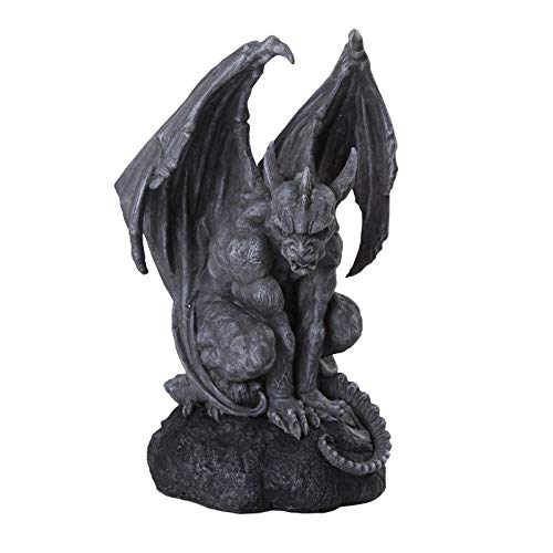 Pacific Giftware Vraskod - Figura de gárgola de piedra centinela, 30,48 cm de alto