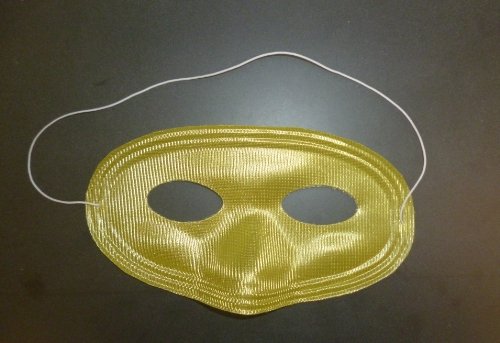 Pack of 12 Yellow Eye Masks - Drama/Theatre/Fancy Dress/Party Bags (HW223) [Toy]