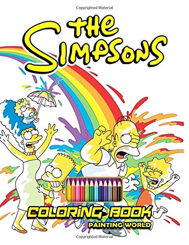 Painting World The Simpsons Coloring Book: Fun Activity Coloring Book For Kids