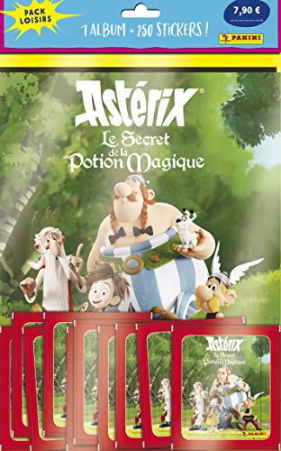 Panini France SA-Pack LOISIRS 2020-ASTERIX - 1 álbum + 50 fundas, 2425-006 , color/modelo surtido