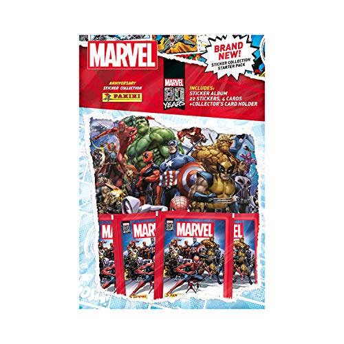 Panini Marvel 80 años de pegatinas para principiantes.