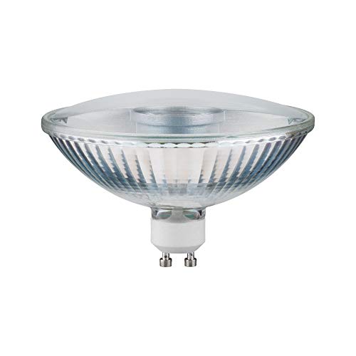 Paulmann QPAR111 - Reflector LED, 230 V, 2700 K, 24 Grados, Cristal, GU10, 4 W, Aluminio, 7 x 11.1 x 7 cm