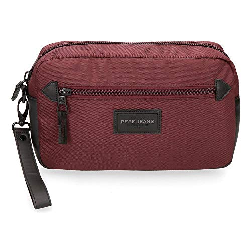 Pepe Jeans Lambert Bolso de Mano Rojo 24,5x15x6 cms Poliéster