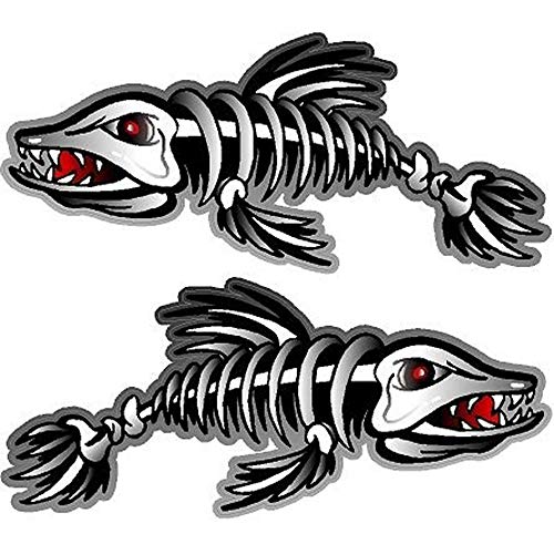 Personalidad Etiqueta engomada del coche Zombie Fishing Art Series Accesorios Protector solar Calcomanía para Tiguan Infiniti Jeep, 7cm * 17cm