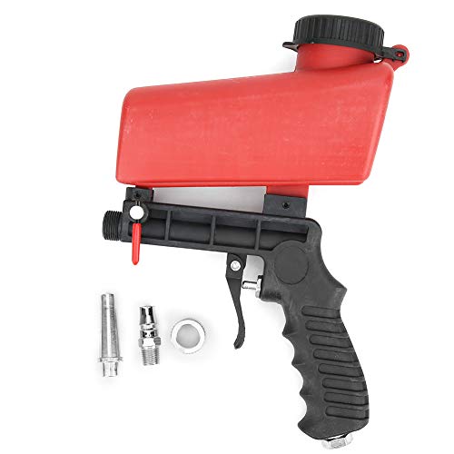 Pistola De Chorro De Arena NeumáTica 90PSI Sand Blaster MáQuina De Chorro De Arena Pistola De Aire PortáTil De Mano