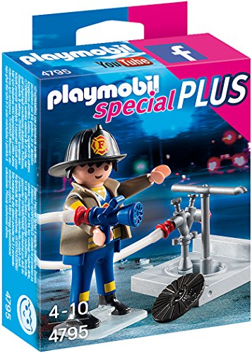 PLAYMOBIL - Bombero con Manguera (47950)