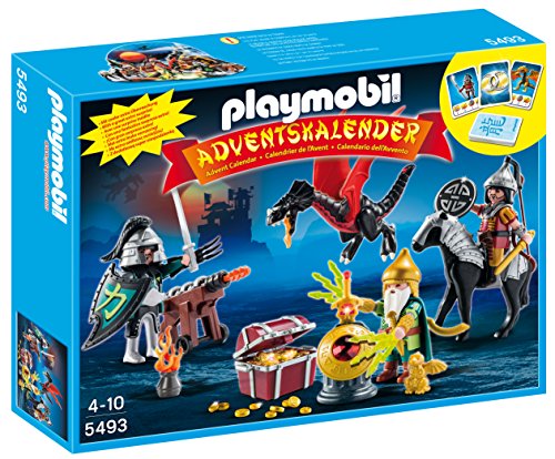 PLAYMOBIL - Calendario de Adviento Batalla del Tesoro del Dragón, Color Multicolor (5493)