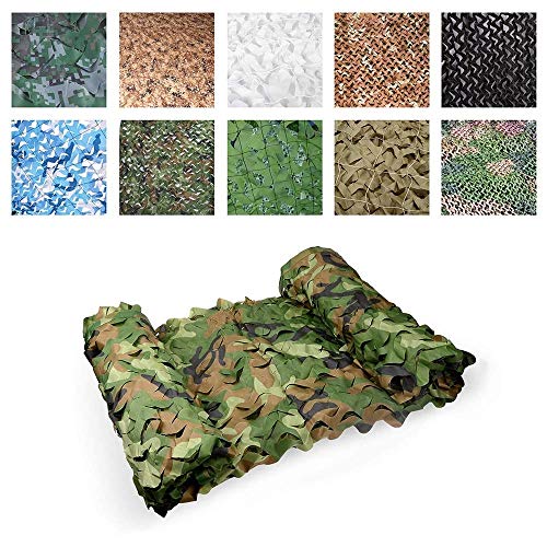 Red De Camuflaje De Jardín, Ejército 3d Camuflaje Neta Protección Solar Neta Oxford Toldo Cubierta Del Coche Cubierta De La Planta Balcón Privacidad Protección Caza Fotografía Decoración Net 2x2m