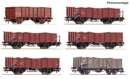 ROCO 75945 DB/CFL/SNCF Open Wagon Retailer Pack (12)