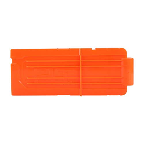 SALUTUYA Cargadores, Naranja, Cargador de Clip de Recarga, plástico, para n-Strike Elite Blaster para Pistola de Cargador Elite