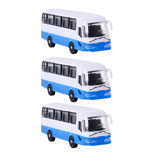 sharprepublic 2X 1/150 N Escala Autobús De Plástico Mini Paisaje De - 3pcs, 1: 100