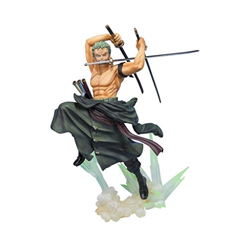 siyushop Figura De PVC De La Estatua De Una Pieza Roronoa Zoro - Alta 7,8 Pulgadas (versión No Original)