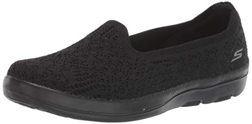 Skechers On-The-go Bliss, Zapatillas Mujer, Negro (Black Textile BBK), 39 EU