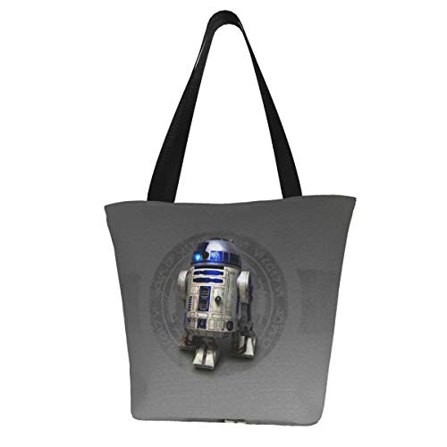 Star Wars - Bolsa de hombro multifunción de gran capacidad para mujer, con cremallera, bolsa de playa para ordenador portátil, bolsa para tableta