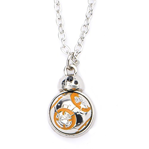 Star Wars Marvel - BB-8 SPIN Flat, Officially Licensed Artwork - Pendant Necklace