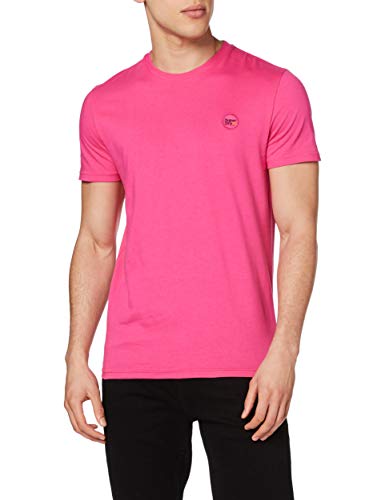 Superdry Collective tee Camiseta, Rosa (Shocking Pink MBC), L para Hombre