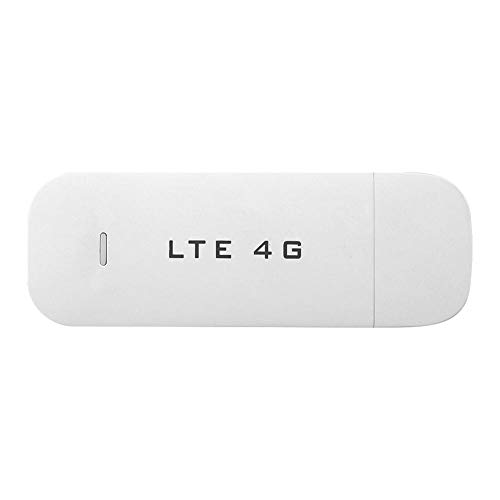 Tangxi Adaptador de Red USB, LTE 4G USB Memory Stick 100Mbps LTE Módem USB, 3G 4G Modem, 802.11B / G/N, Soporte de Antena Externa, Tarjeta SIM y Micro SD (con/sin WiFi)(Sin WiFi)