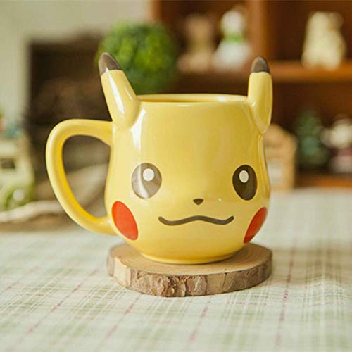 Tazas Mug Taza  Pocket Monsters Taza De Cerámica Pikachu Taza De Café Plato Pikachu, Taza