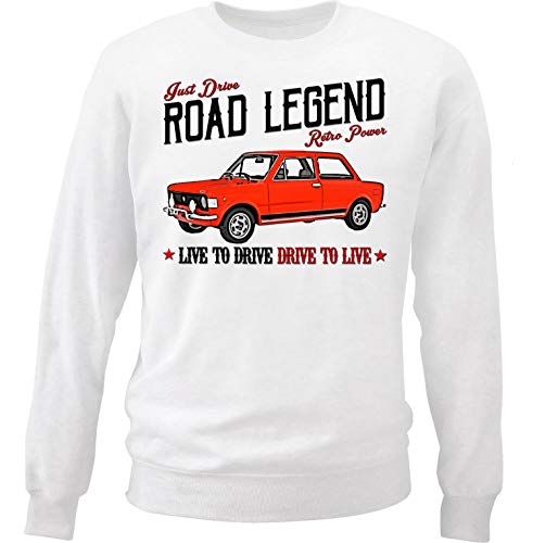 Teesandengines Fiat 128 Rally Sudadera Size Small