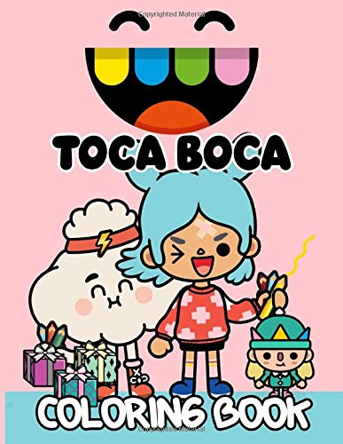 Toca Boca Coloring Book: Premium Toca Boca Coloring Books For Adults And Kids