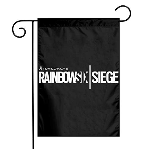 Tom Clancy's Rainbow Six Siege Light Garden Yard Bandera de doble cara, poliéster para patio, césped, decoración del hogar al aire libre