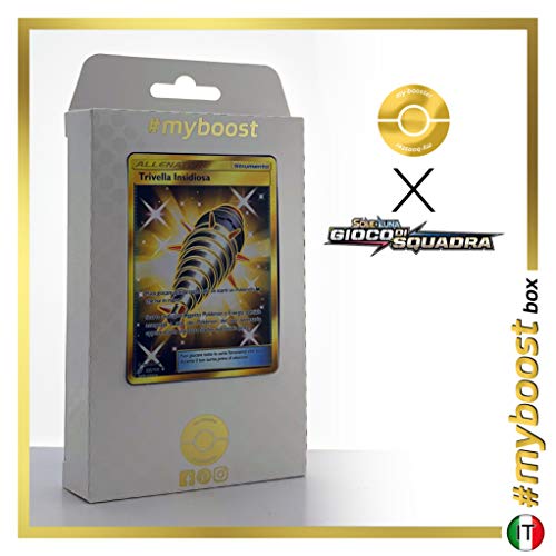 Trivella Insidiosa (Perceuse dangereuse) 192/181 Dresseur Secrète - #myboost X Sole E Luna 9 Gioco di Squadra - Coffret de 10 Cartes Pokémon Italiennes