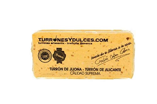 Turrón blando Jijona 70% almendra marcona, artesano. Tableta de 300 gramos – Turrones Fabián - ¿Cuál es nuestro secreto? El 70% es Almendra marcona Mediterránea de primera calidad. Tiene la Denominación de Origen Jijona-Alicante. Envasado a mano con pince